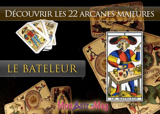 Tarot de Marseille – carte Le Bateleur (Arcanes Majeurs)
