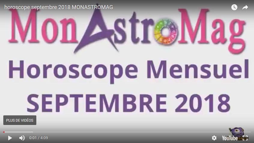 Vidéo Horoscope Septembre 2018