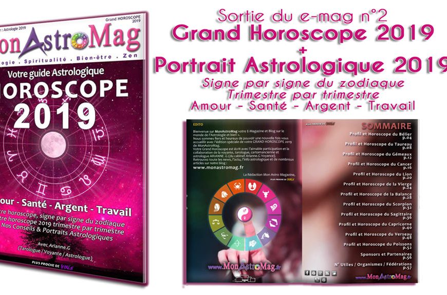 Grand Horoscope 2019 & Guide astrologique