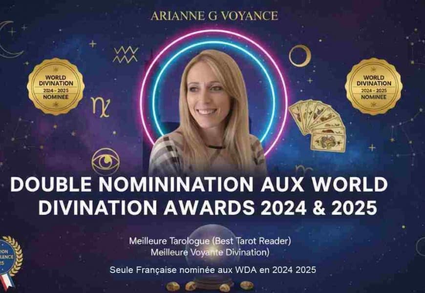 Arianne G : Voyante Française Nominée Aux World Divination Awards 2024 & 2025