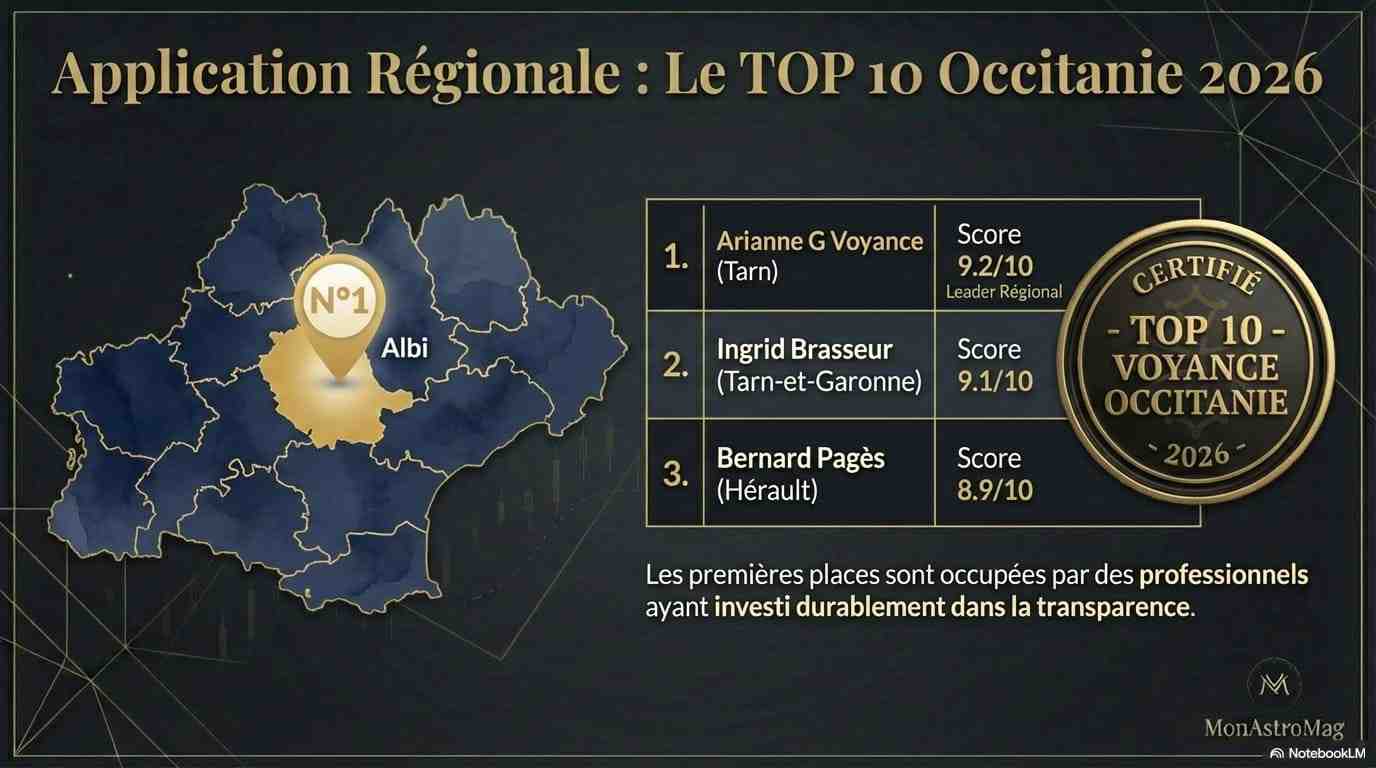 CLASSEMENT TOP 10 DES VOYANTS EN OCCITANIE 2026